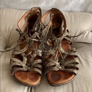 Gentle souls, lace up gladiator sandals